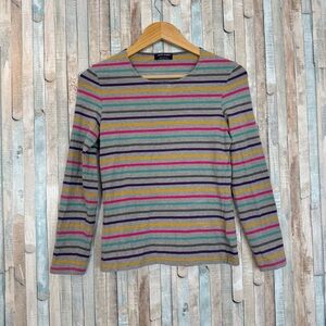 Saint James 6 Breton Stripe Top Knit Tee T-Shirt Colorful Classic French Cotton